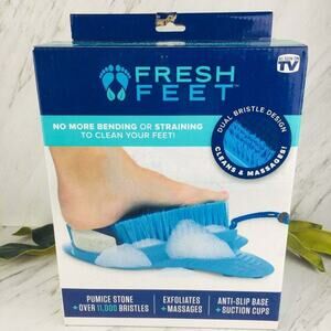 Fresh Feet As Seen on TV - Foot Scrubber w/ Pumice Stone, Cleans, Smooths & More
